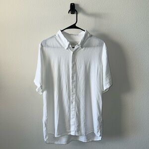 Abercrombie Summer Linen Blend Button Up
